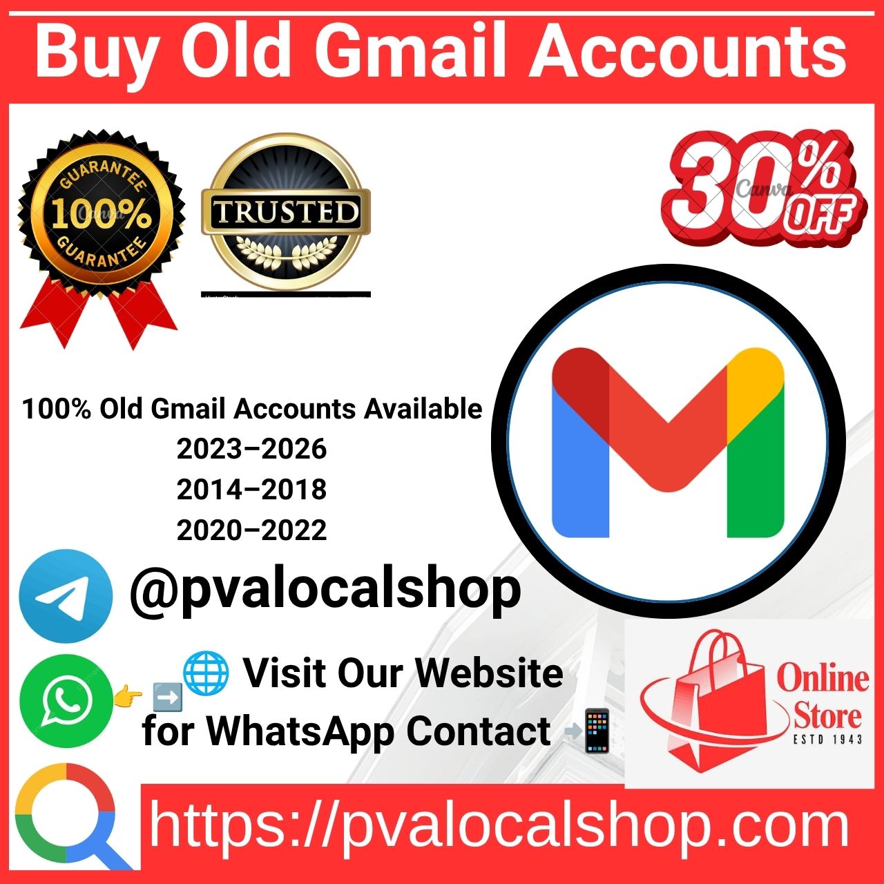Buy Old Gmail Accounts